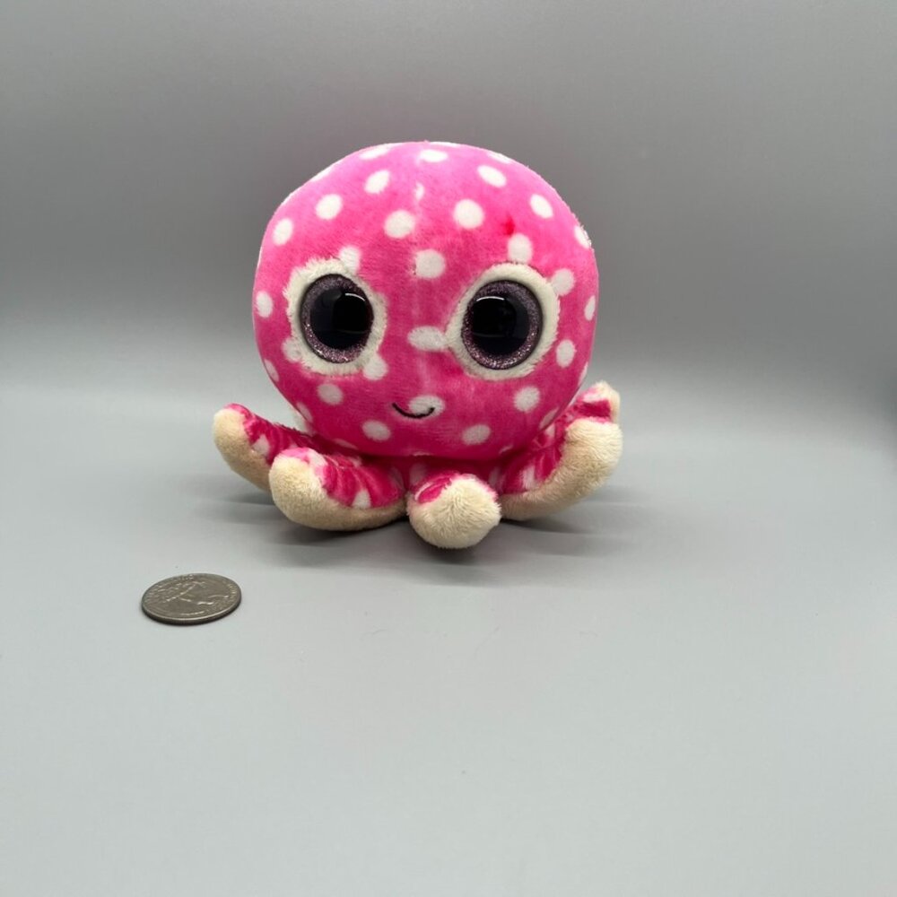 TY pink stuffed octopus